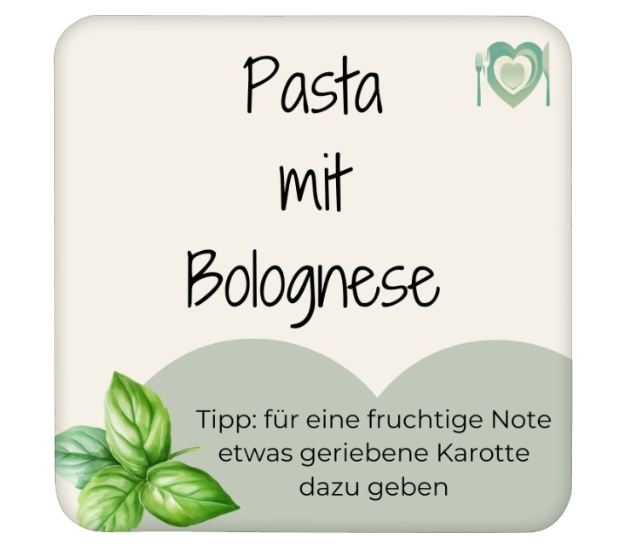 DinnerTabs "Lieblingsgerichte"