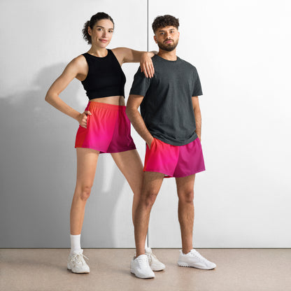 Sporty unisex shorts "Sunset"