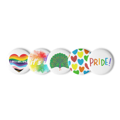 PRIDE button set 5 pcs.