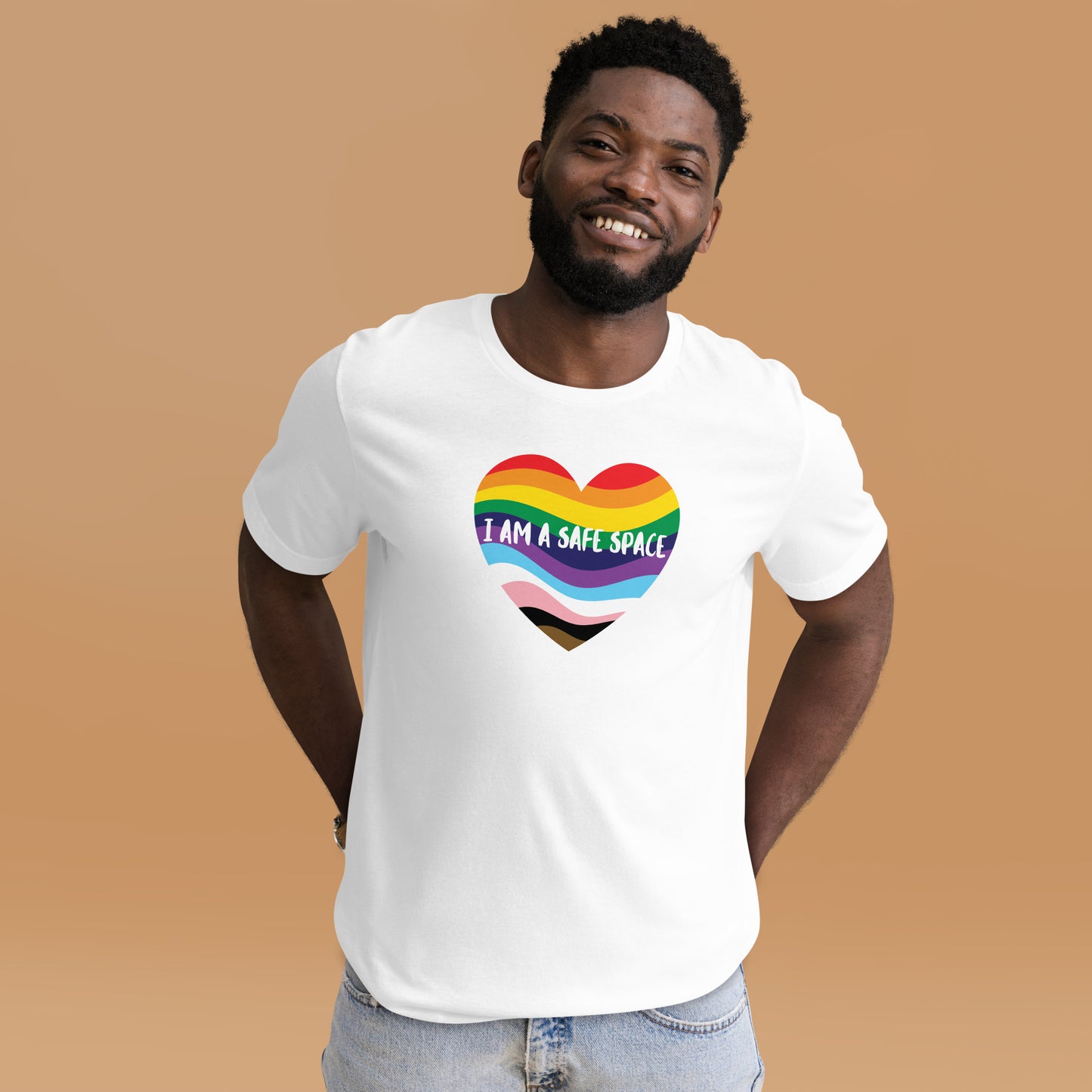 I am a safe space! PRIDE unisex t-shirt