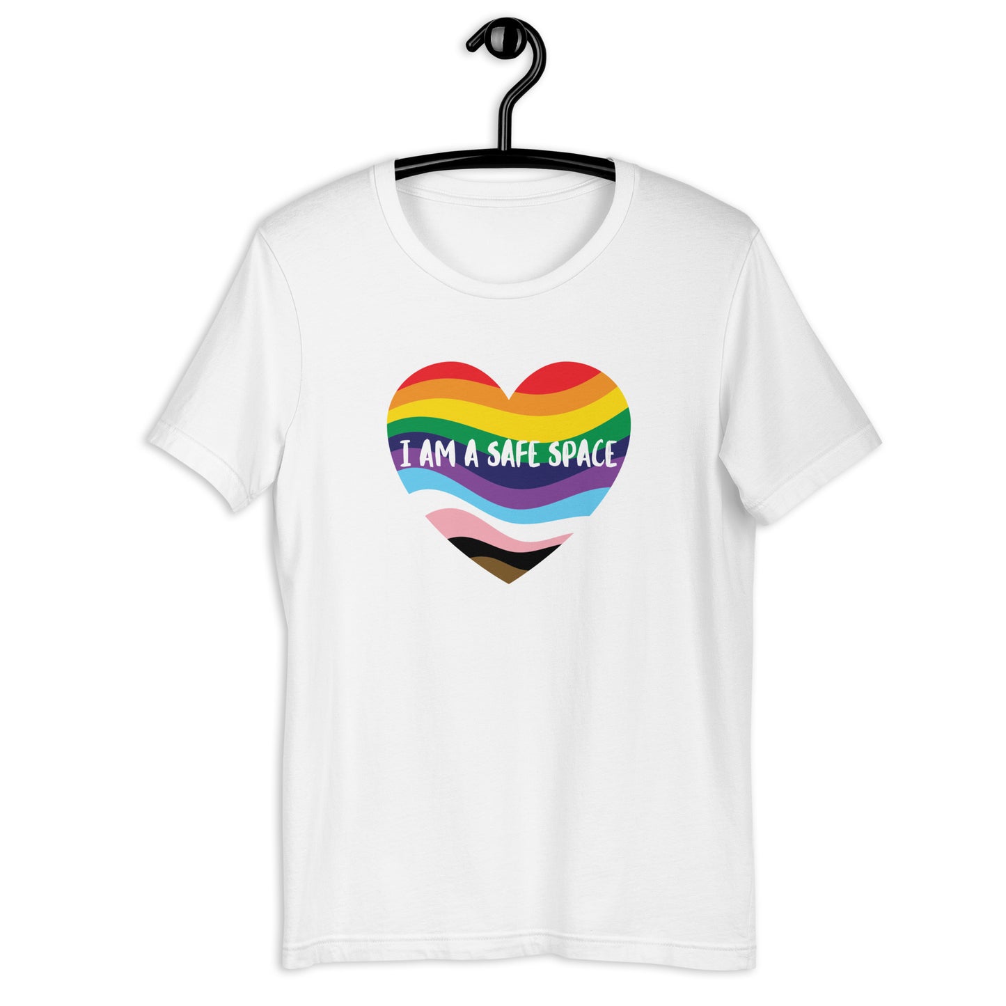 I am a safe space! PRIDE unisex t-shirt