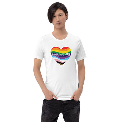 I am a safe space! PRIDE unisex t-shirt